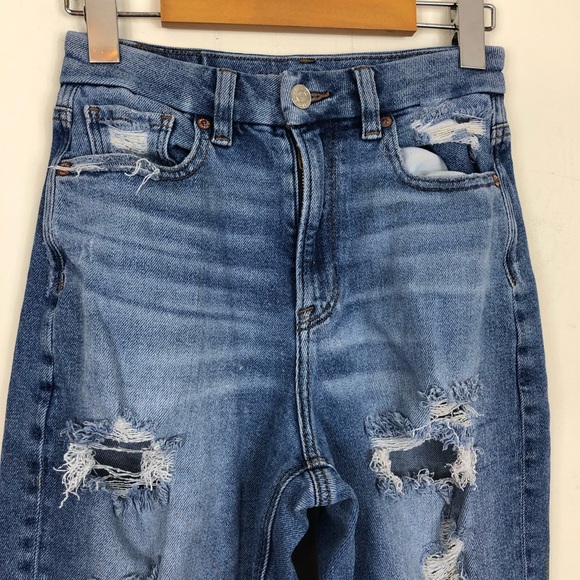 American Eagle Curvy Mom Jean Stretch Sz 0R - Picture 6 of 12